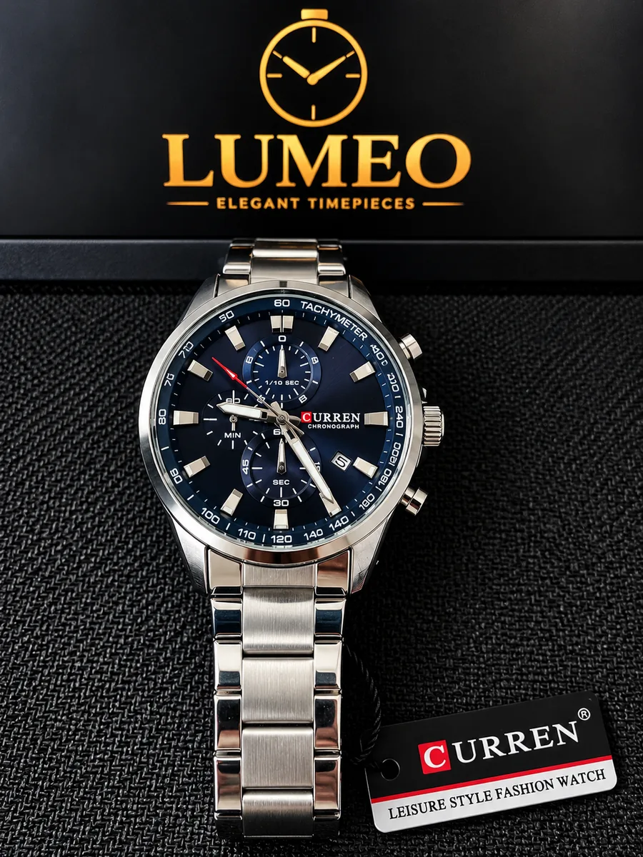 Curren Chronograph Black