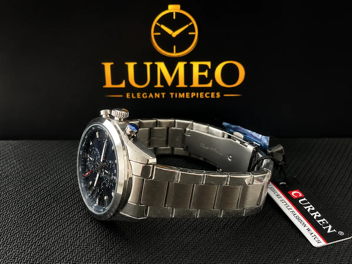 CURREN Chronograph Steel – Montre Homme Élégante & Sportive - détail