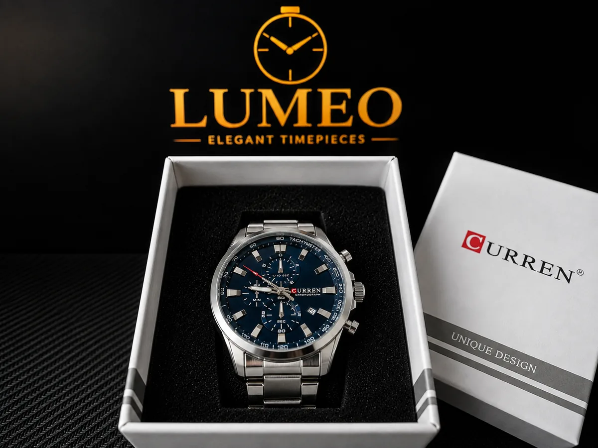 CURREN Chronograph Steel – Montre Homme Élégante & Sportive - détail