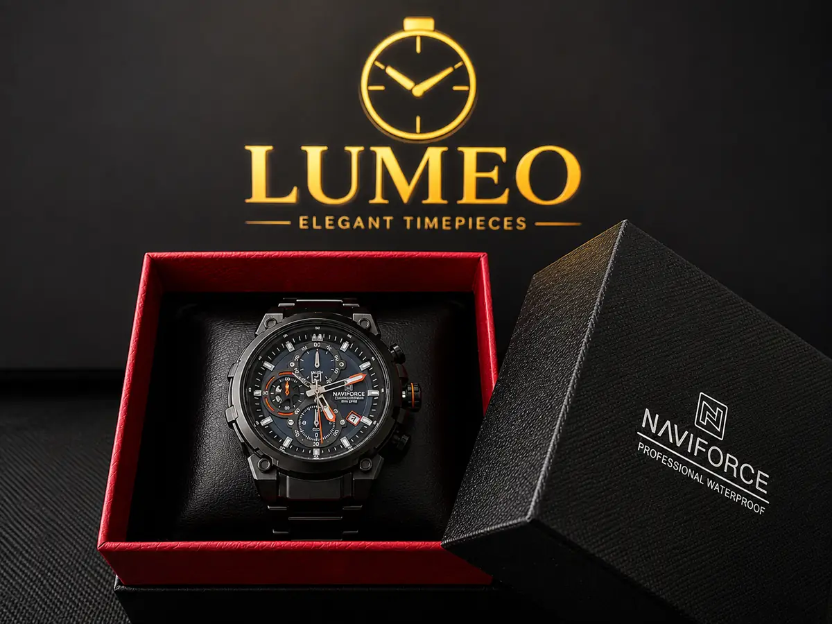NAVIFORCE Chronograph Black – Montre Homme Sportive & Premium